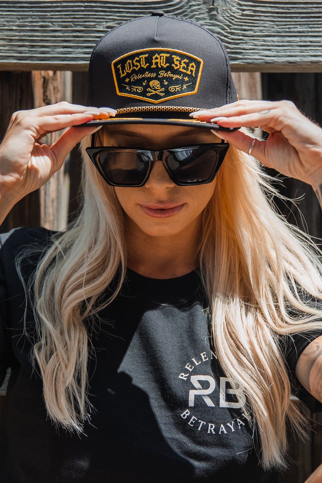 Lost At Sea BLACKOUT Snapback