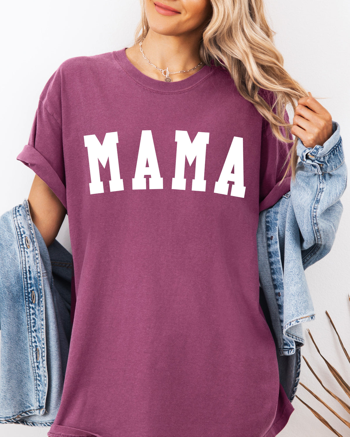 Mama Comfort Colors T-Shirt (Condensed Font), Mom Gift for Women