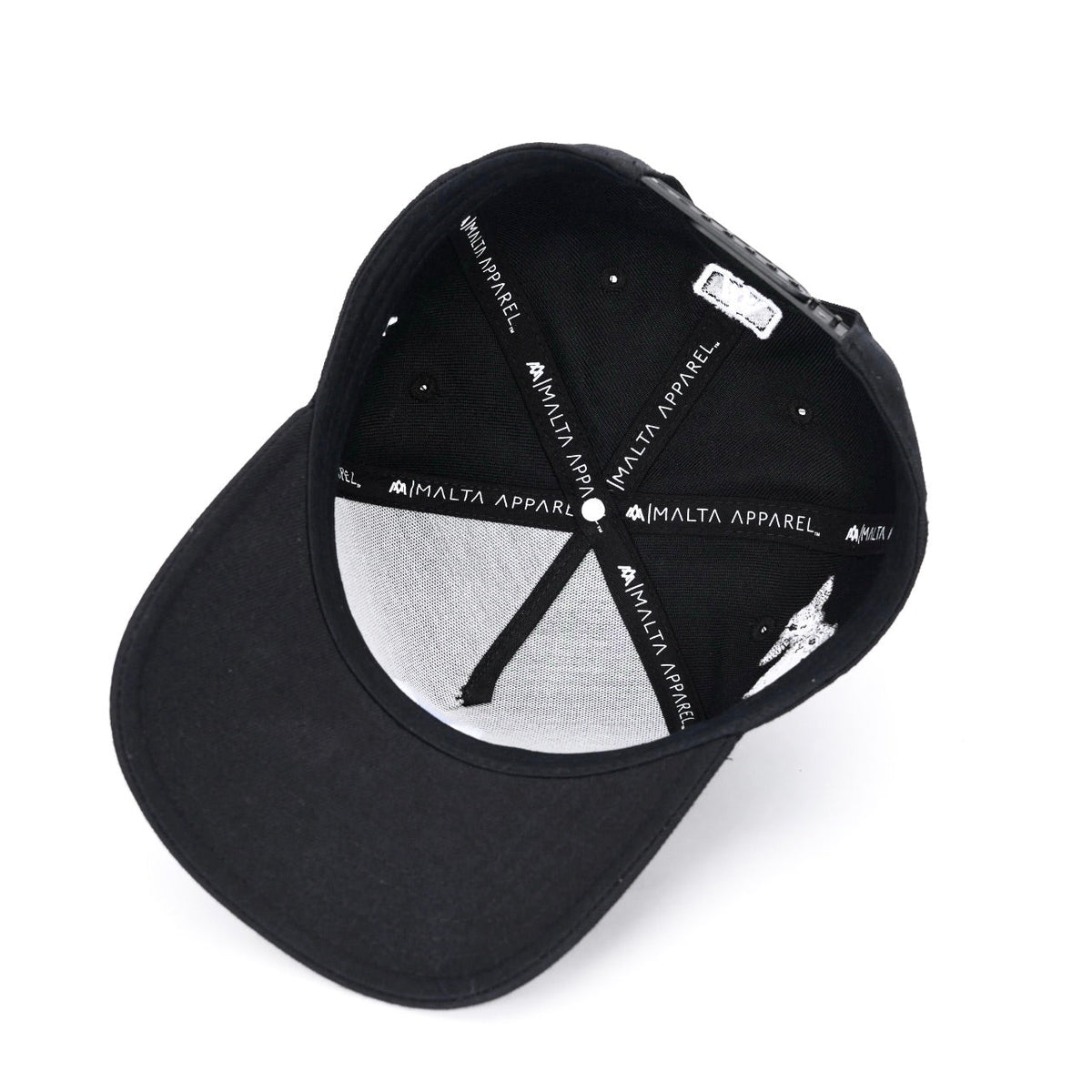 ‘7’ Premium SnapBack - Black/White